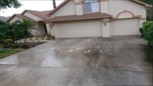 Dirty driveway in Palm Harbor