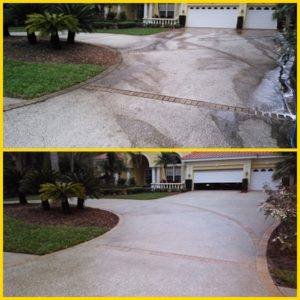 driveway- pressure cleaning- oldsmar fl