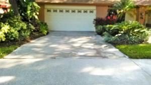 Clean driveway in Safety Harbor, Fl