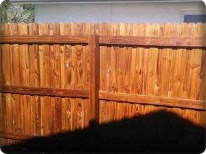 wood fence