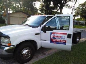 pressure washing truck