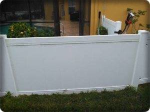 vinyl fence