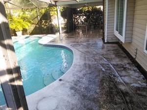 Dirty pool deck-Clearwater