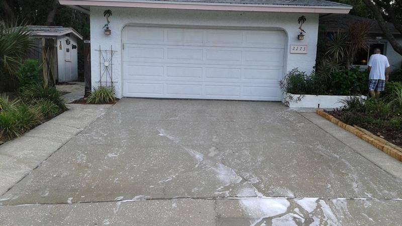 Driveway pressure cleaning-clearwater-after