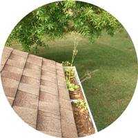 Gutter cleaning-circle image